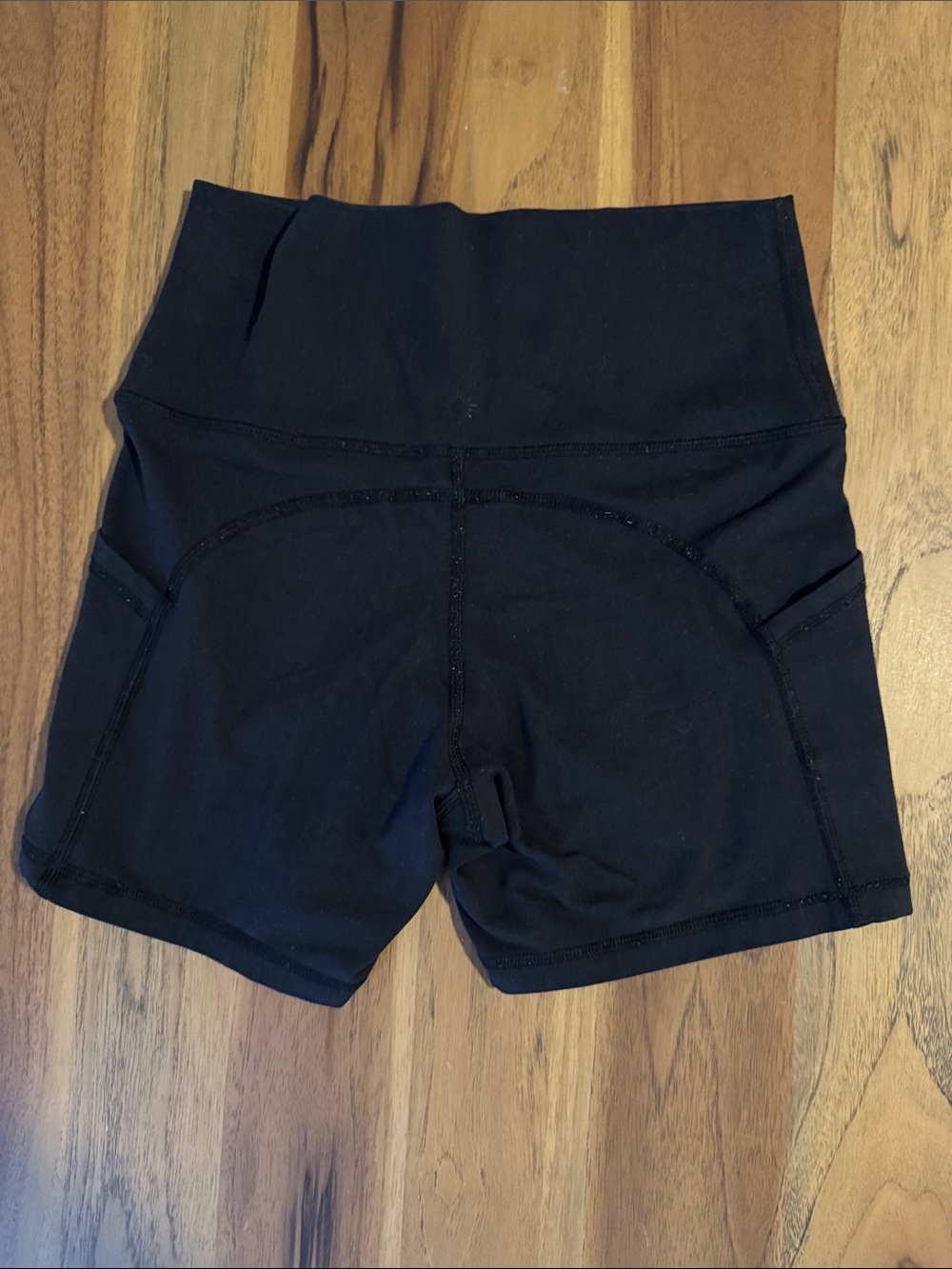 Aerie Offline High-Waist Black Women's Biker Shorts - Picture 2 of 6